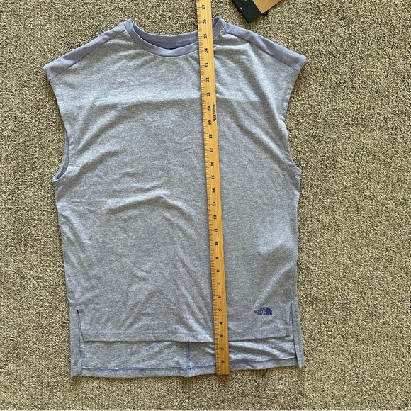 The‎ North Face Dawndream Muscle Tee Deep Periwinkle Heather Size Small - Picture 7 of 10